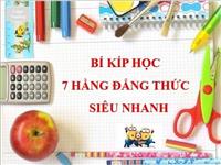 Bảy Hằng Đẳng Thức Đáng Nhớ​ Đầy Đủ & Kèm Ví Dụ