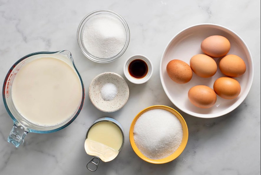 Cách làm bánh flan sữa đặc